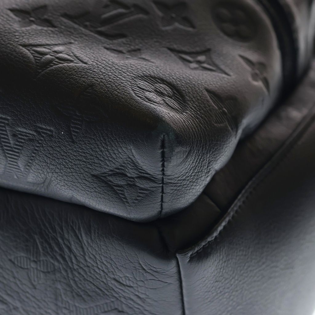 Louis Vuitton Monogram Shadow Discovery Backpack Black Leather — view 5