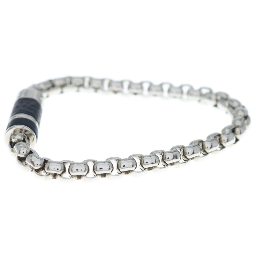 Louis Vuitton Monogram Eclipse Chain Bracelet Silver — view 4