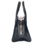 Prada 2-Way Shoulder Bag Black Saffiano Leather Silver — view 3