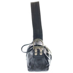 Dior Flight Shoulder Bag Black Leather Silver — view 3