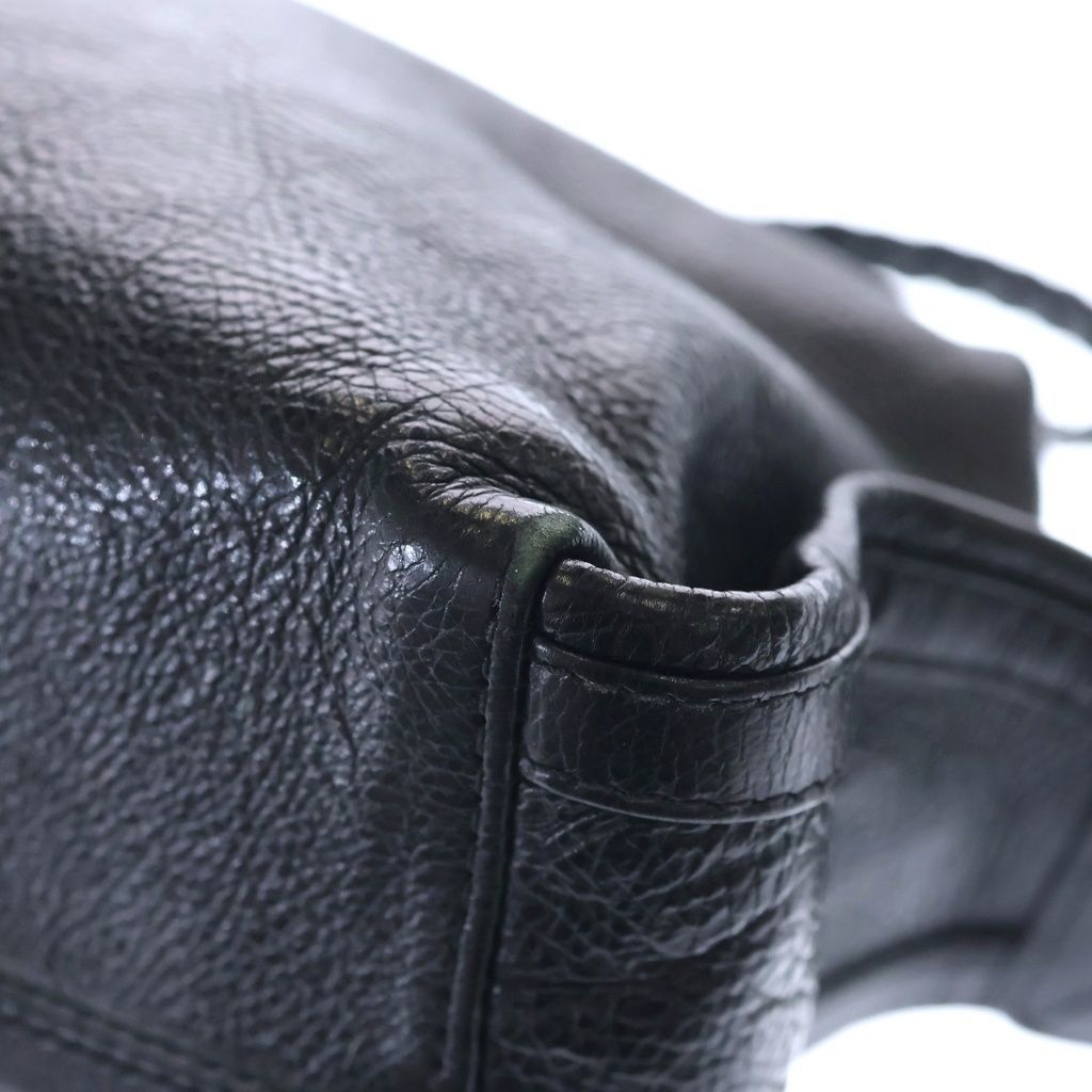 Dior Flight Shoulder Bag Black Leather Silver — view 7