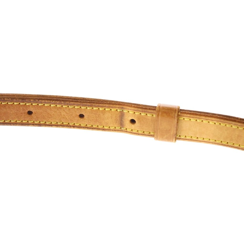 Louis Vuitton Monogram Musette Tango Shoulder Bag Brown Leather Gold — view 6