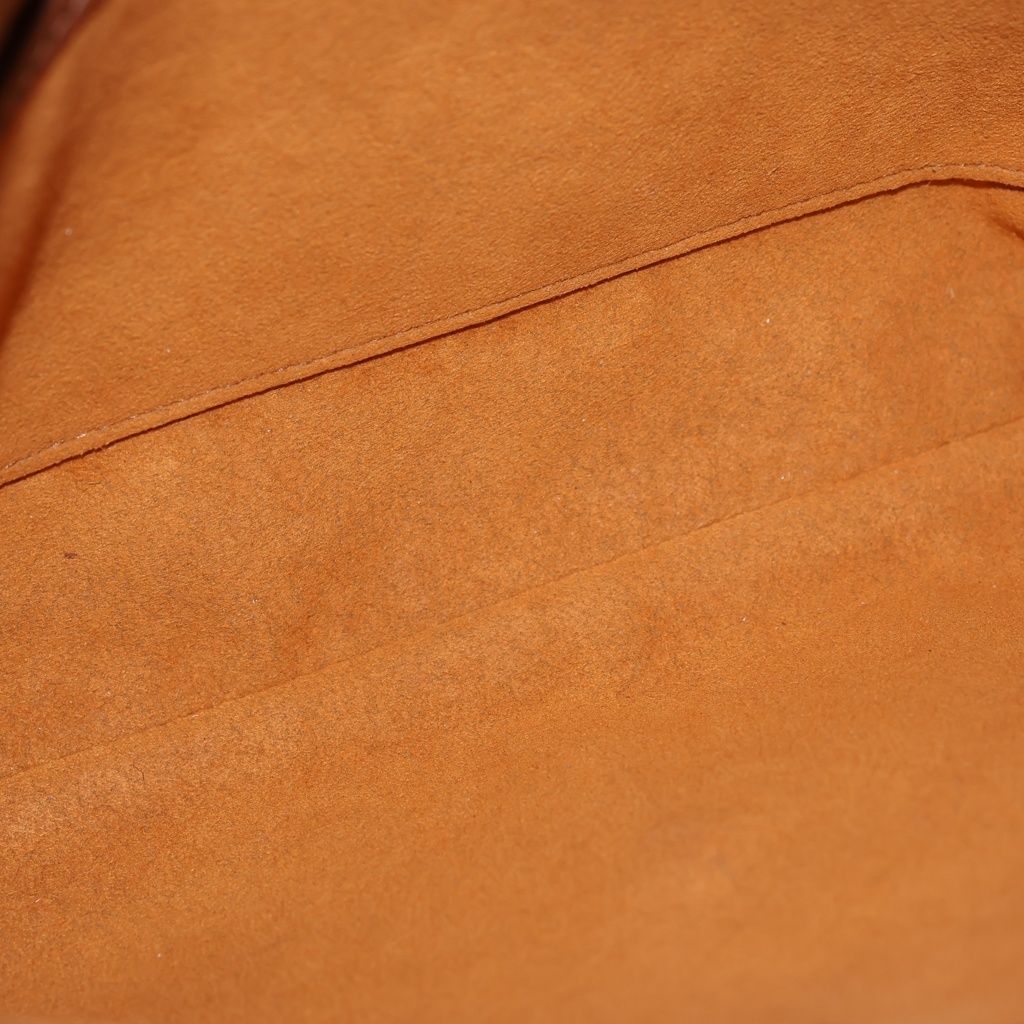 Louis Vuitton Monogram Musette Tango Shoulder Bag Brown Leather Gold — view 7