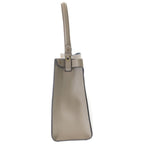 Fendi Way Leather Shoulder Bag Gold Beige — view 3