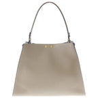 Fendi Way Leather Shoulder Bag Gold Beige — view 2