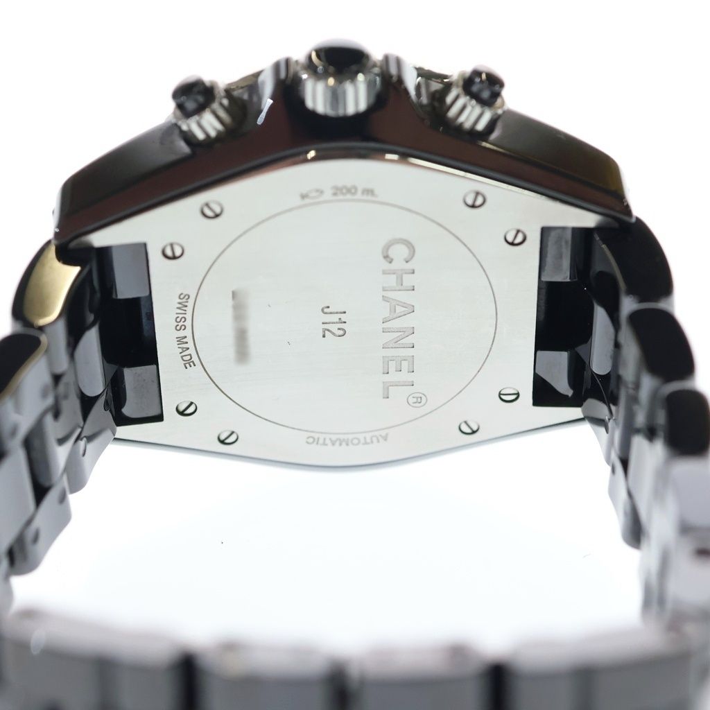 Chanel Chronograph CE at Ceramic Automatic Winding Watch Black Dial — view 5