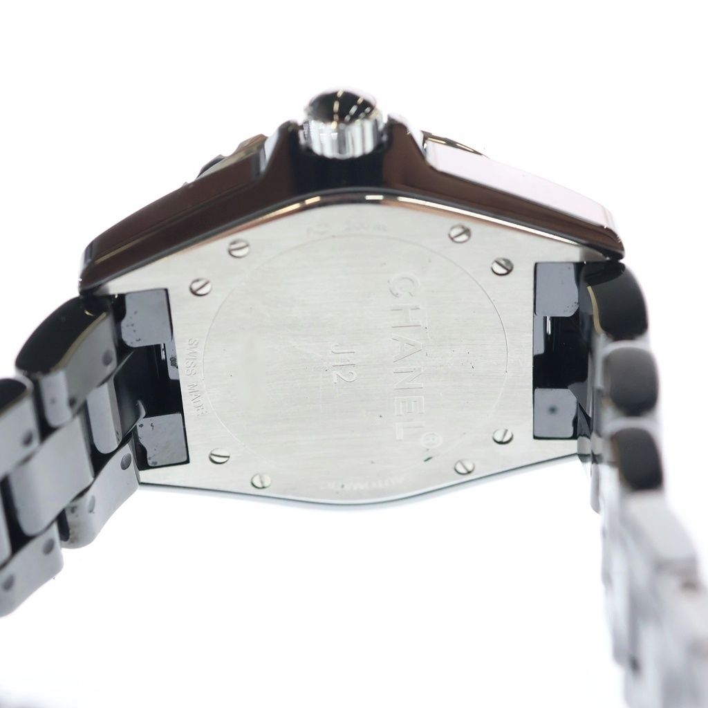 Chanel Date CE at Ceramic Automatic Winding Watch Black Dial — view 5