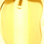 Celine Tilly Medium Triomphe All Over Pattern Leather Shoulder Bag Gold Yellow — view 7