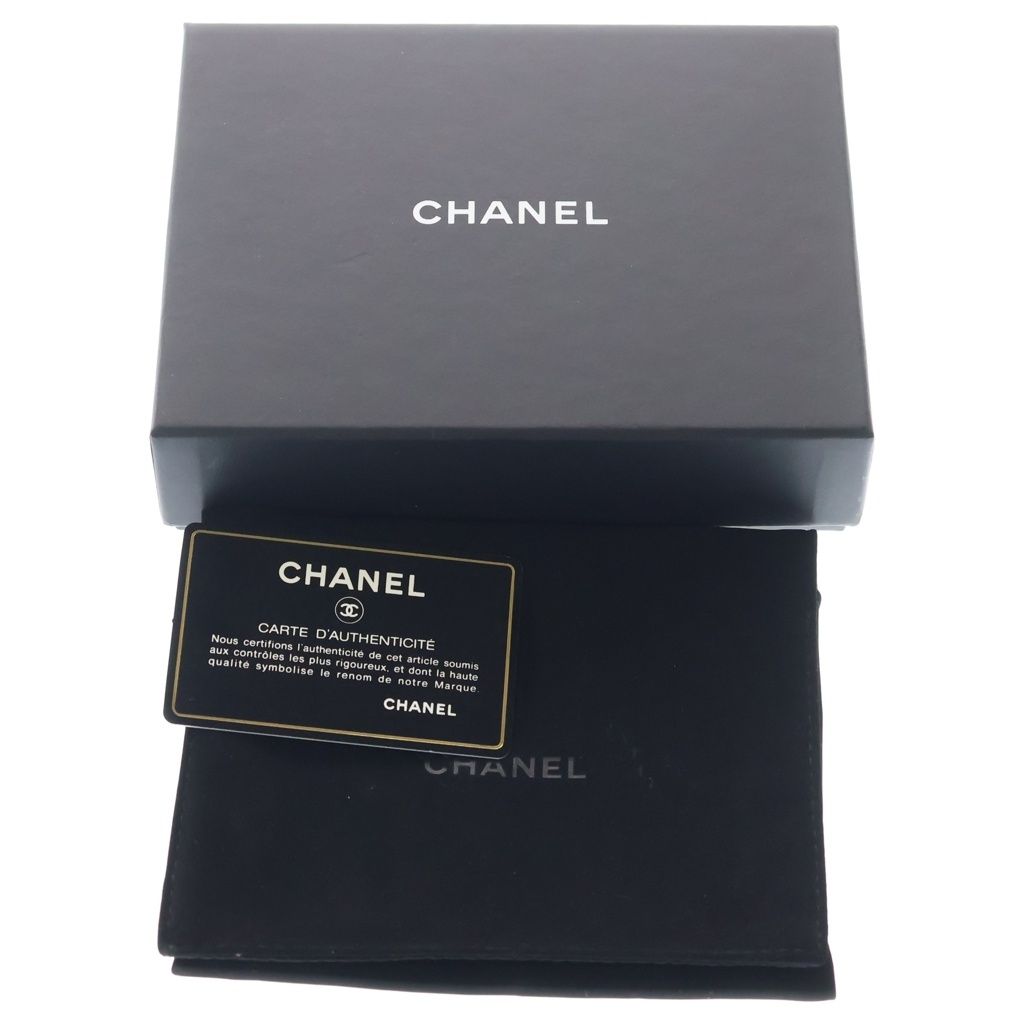 Chanel Quilted Lambskin Gold Chain Shoulder Wallet Coin Case Black — view 6
