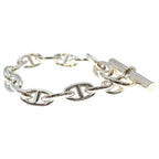 Hermes Chaine D'ancre 14 Pieces Bracelet Bangle Silver — view 3