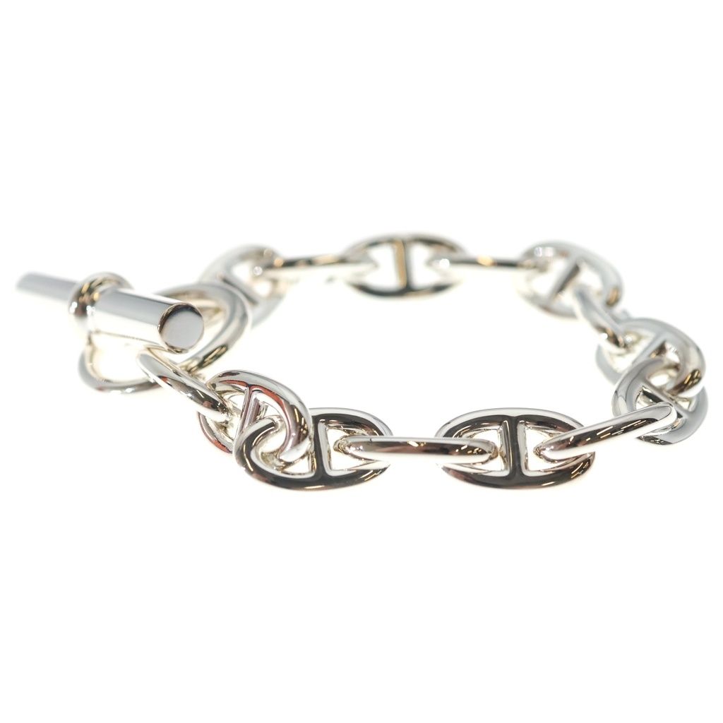 Hermes Chaine D'ancre 14 Pieces Bracelet Bangle Silver — view 4