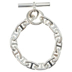 Hermes Chaine D'ancre 14 Pieces Bracelet Bangle Silver — view 2