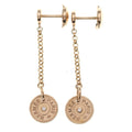Hermes Gambard Diamond Earrings Pink Gold 18k