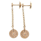 Hermes Gambard Diamond Earrings Pink Gold 18k