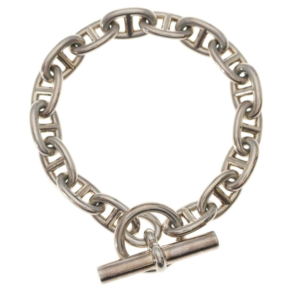 Hermes Chaine D'ancre 16 Links Silver Bracelet