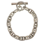 Hermes Chaine D'ancre 16 Links Silver Bracelet — view 2