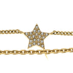 Dior Petit CD Logo Double Chain Necklace Gold — view 4