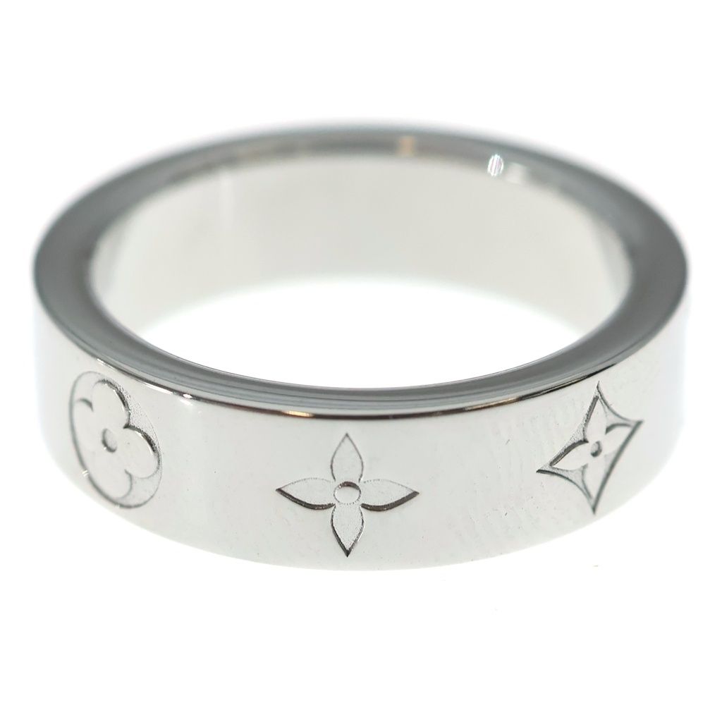 Louis Vuitton LV Mosaic Logo Ring Silver — view 3