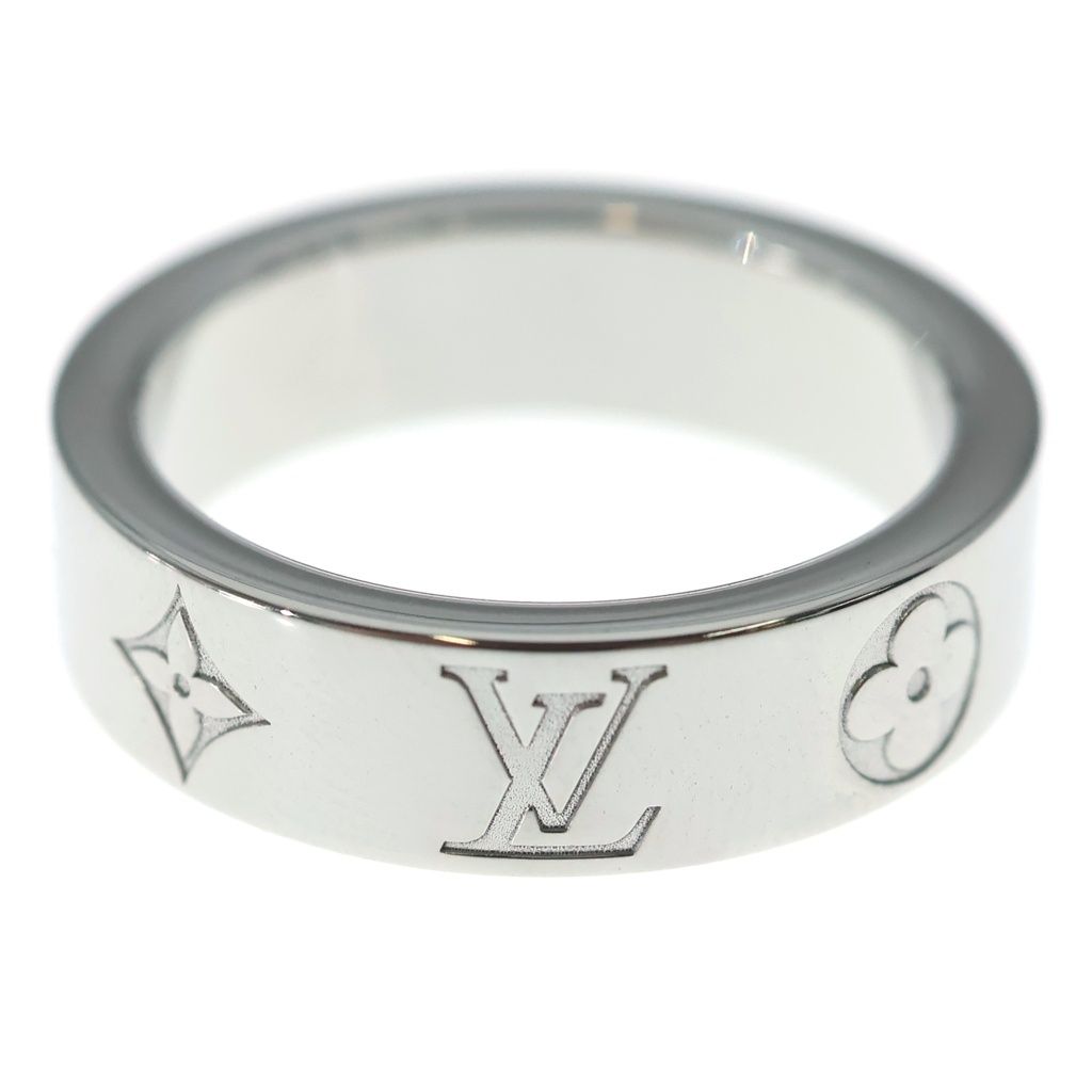 Louis Vuitton LV Mosaic Logo Ring Silver — view 2