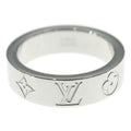 Louis Vuitton LV Mosaic Logo Ring Silver