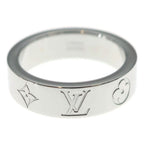 Louis Vuitton LV Mosaic Logo Ring Silver