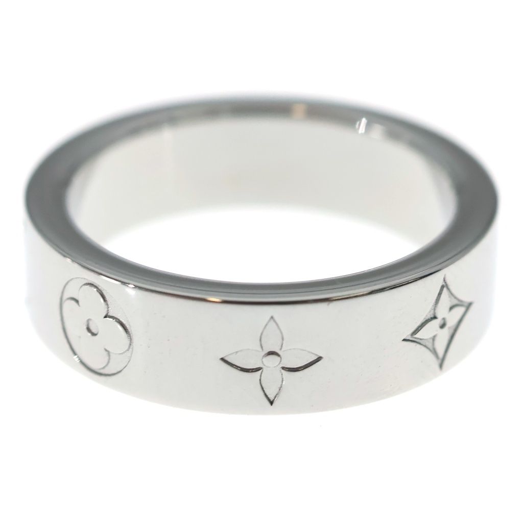 Louis Vuitton LV Mosaic Logo Ring Silver — view 4