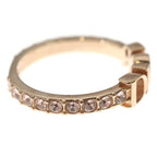 Dior Evolution Ring Logo Rhinestone Pink Gold — view 3