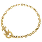 Celine Vintage Anchor Chain Necklace Gold — view 2