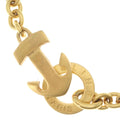 Celine Vintage Anchor Chain Necklace Gold