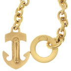 Celine Vintage Anchor Chain Necklace Gold — view 4