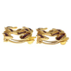 Chanel CC Logo Vintage Earrings Gold — view 3