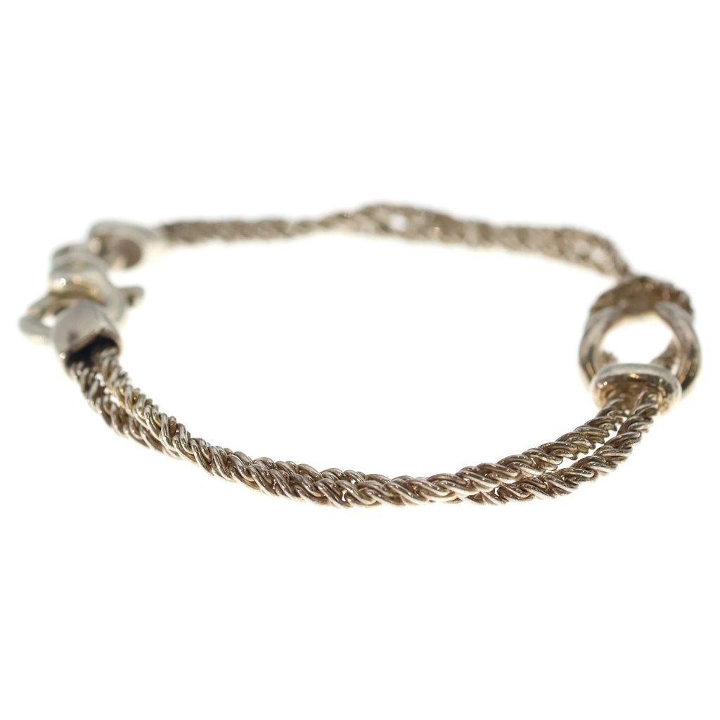 Tiffany & Co Double Rope Center Knot Bracelet Silver — view 3
