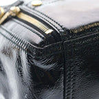 Saint Laurent Paris Mini Downtown Handbag Black Patent Leather Gold — view 5