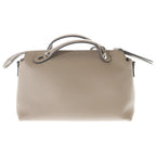 Fendi by the Way 2-Way Shoulder Bag Beige Gray Leather Silver — view 2