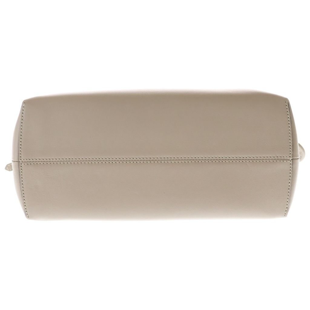 Fendi by the Way 2-Way Shoulder Bag Beige Gray Leather Silver — view 4