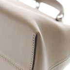 Fendi by the Way 2-Way Shoulder Bag Beige Gray Leather Silver — view 5