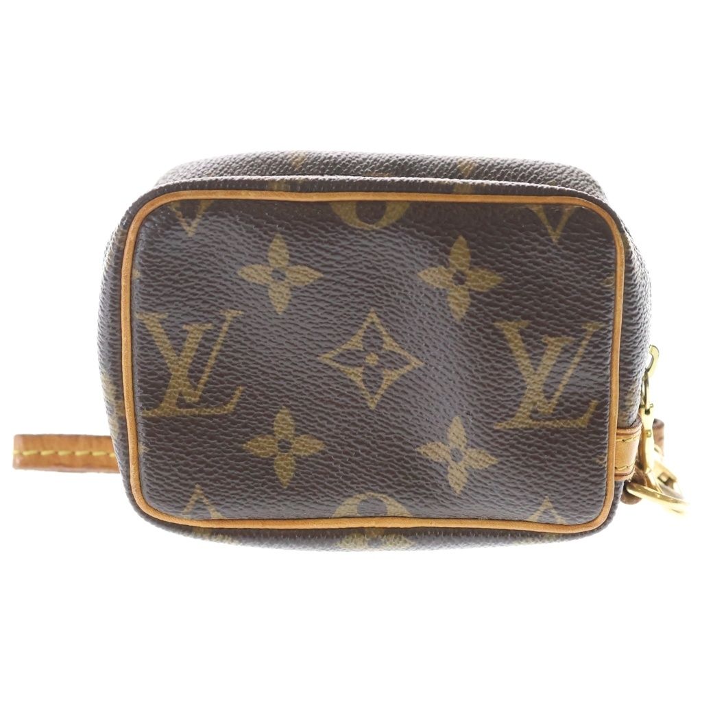 Louis Vuitton Monogram Trousse Wapiti Pouch Case Brown Leather Gold — view 2