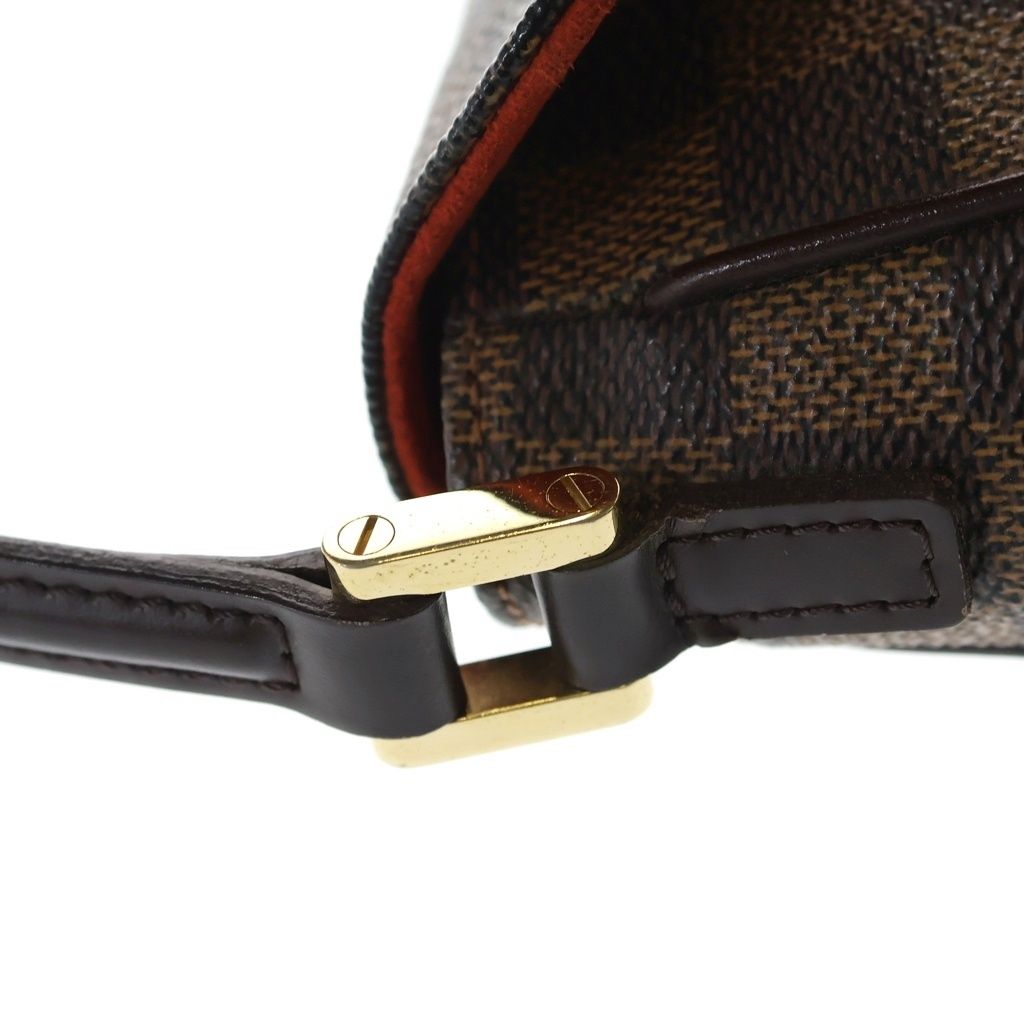 Louis Vuitton Damier Recreator Shoulder Bag Brown Leather Gold — view 6