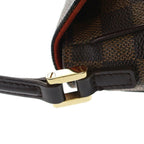 Louis Vuitton Damier Recreator Shoulder Bag Brown Leather Gold — view 6