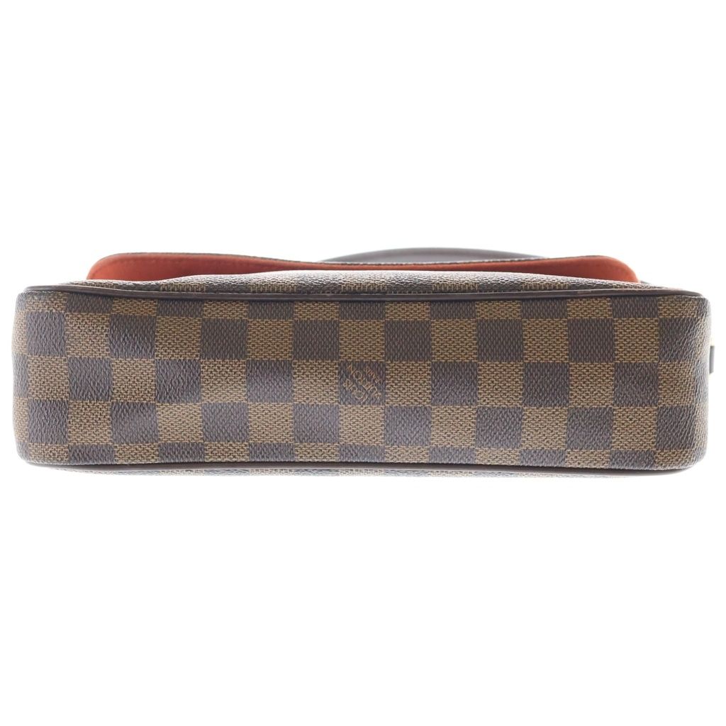 Louis Vuitton Damier Recreator Shoulder Bag Brown Leather Gold — view 4