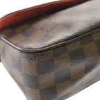 Louis Vuitton Damier Recreator Shoulder Bag Brown Leather Gold — view 5