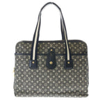 Louis Vuitton Cabas Marie Kate Monogram Mini Canvas Leather Tote Black Gray