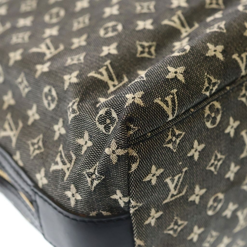 Louis Vuitton Cabas Marie Kate Monogram Mini Canvas Leather Tote Black Gray — view 5
