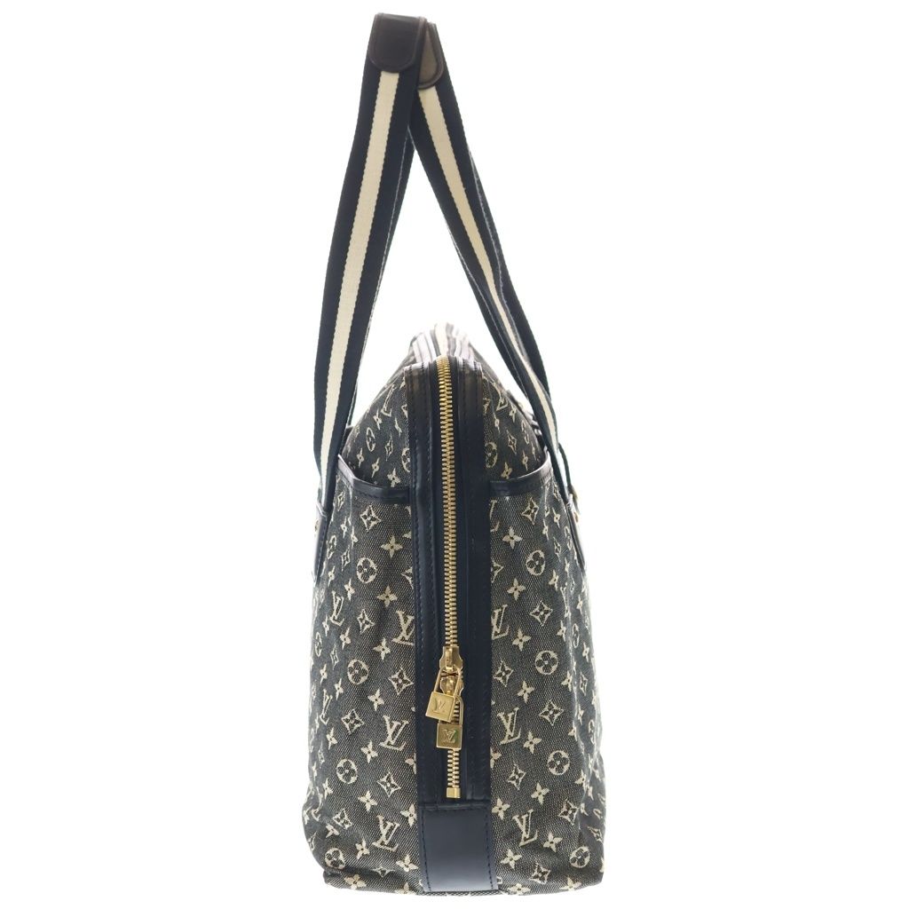 Louis Vuitton Cabas Marie Kate Monogram Mini Canvas Leather Tote Black Gray — view 3