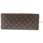 Louis Vuitton Monogram Petit Palais PM 2-Way Shoulder Bag Brown Leather Gold — view 4