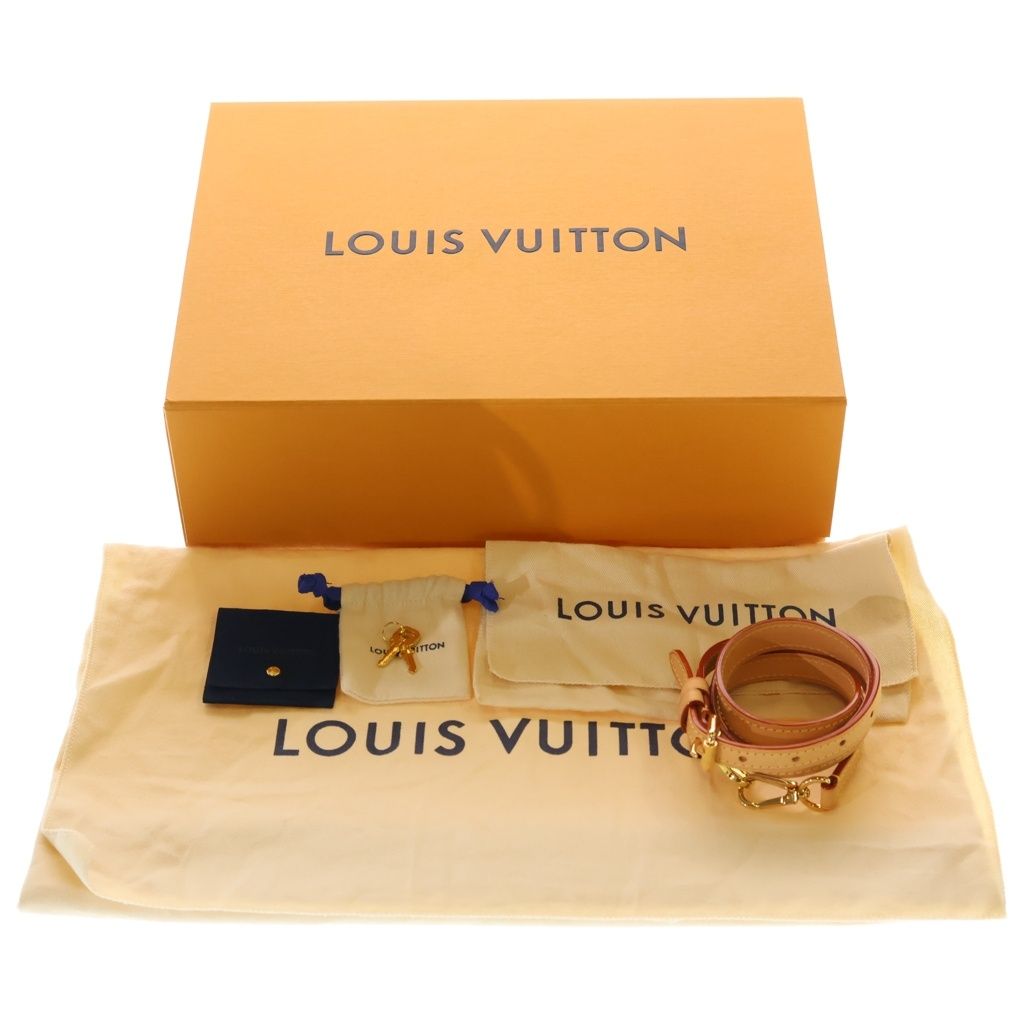 Louis Vuitton Monogram Petit Palais PM 2-Way Shoulder Bag Brown Leather Gold — view 8