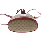Gucci Doraemon Collaboration Mini Bucket Bag Mini GG Supreme Brown Red Leather — view 4