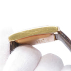 Cartier Tank Francaise LM 18k Yellow Gold Watch Silver Dial — view 7