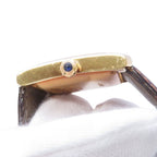 Cartier Tank Francaise LM 18k Yellow Gold Watch Silver Dial — view 6