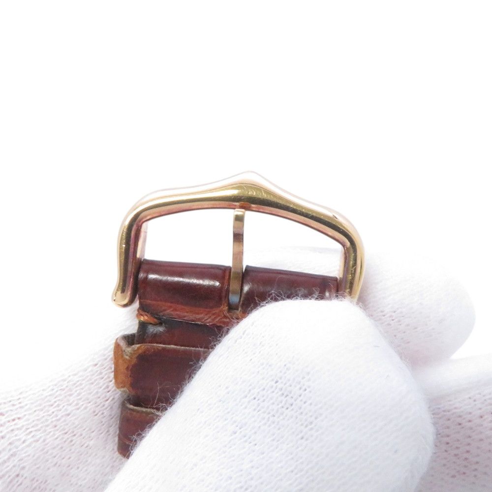 Cartier Tank Francaise LM 18k Yellow Gold Watch Silver Dial — view 8